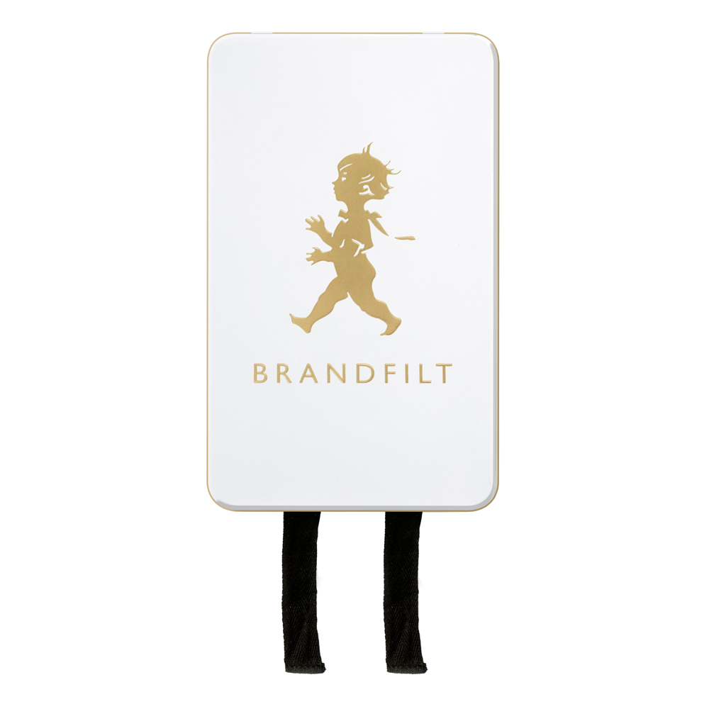 Produktfoto för Solstickan - Solstickan Brandfilt 120x120 cm Vit/Guld