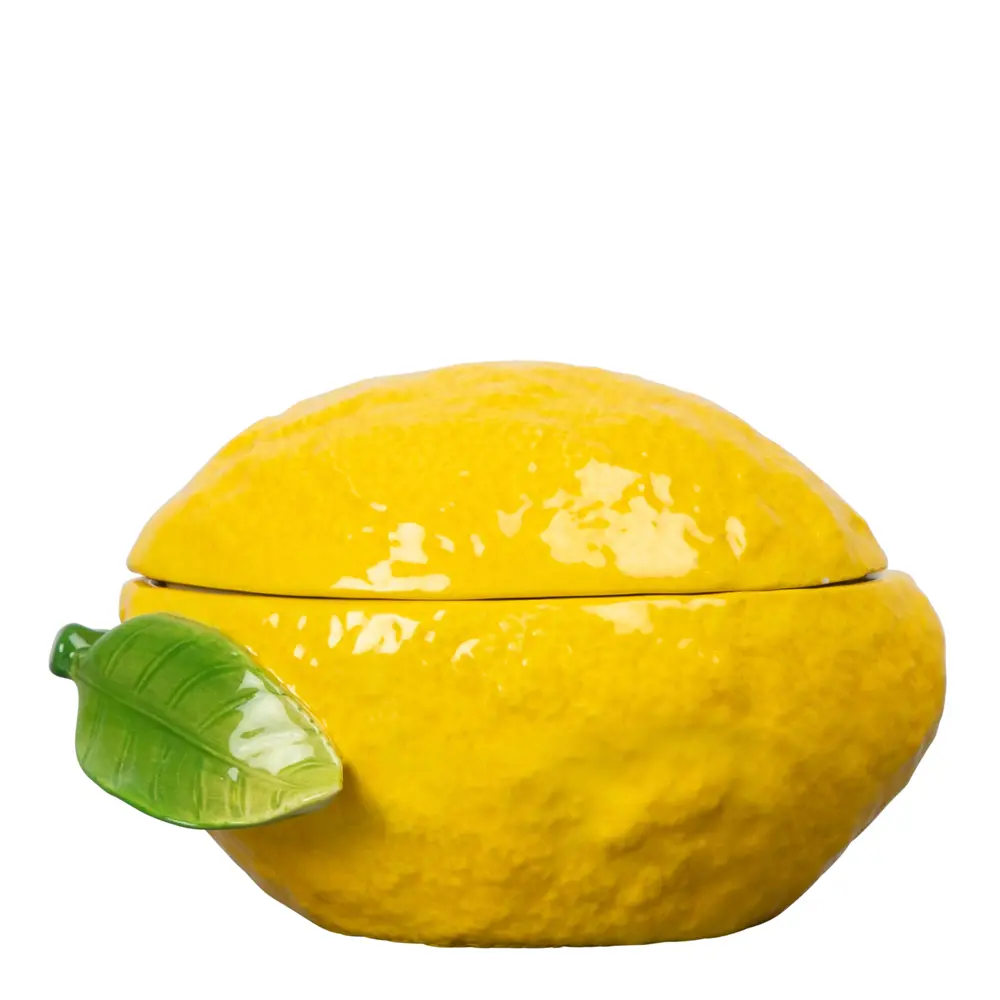 Fruity skål med lokk 13x9 cm lemon