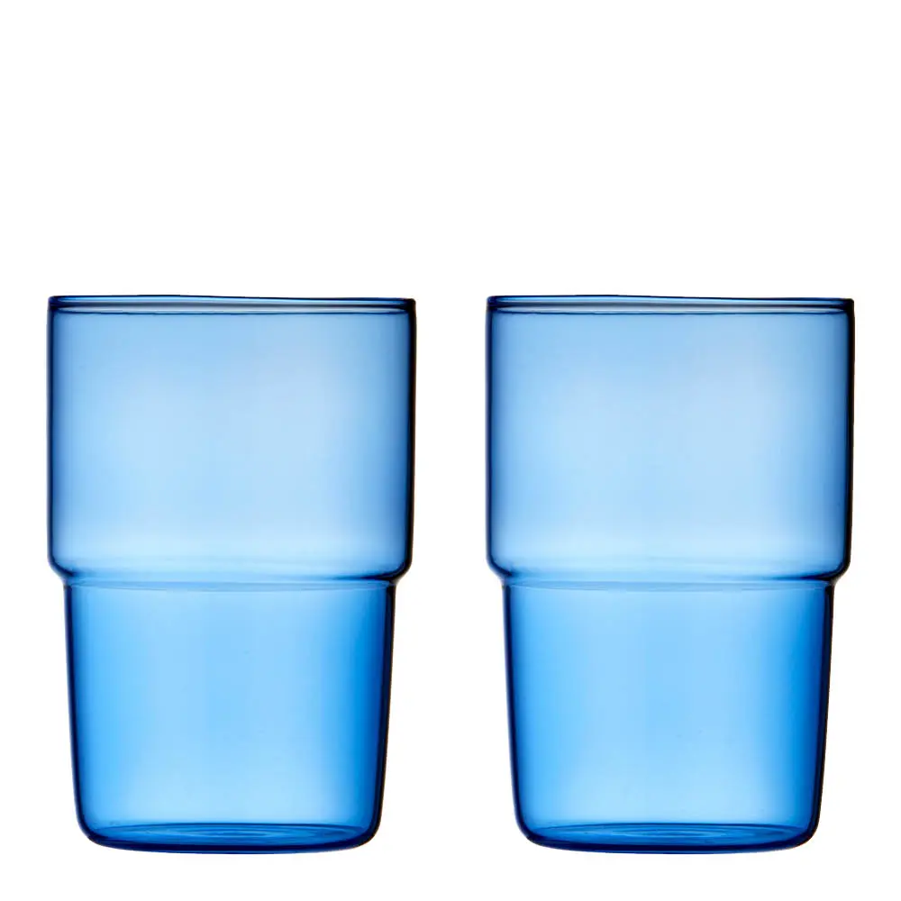 Torino drikkeglass 40 cl 2 stk blå