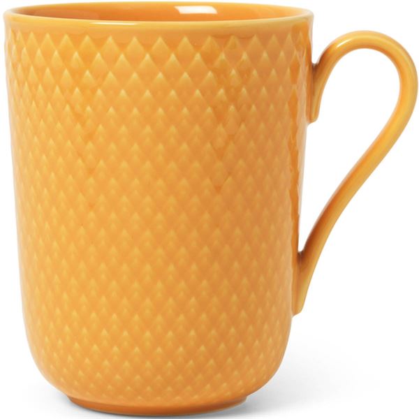 Lyngby Porcelæn – Rhombe Color Mugg m Handtag 33 cl Gul