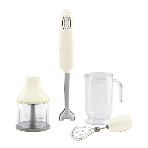 Smeg stavmixer med tillbehör HBF03 creme