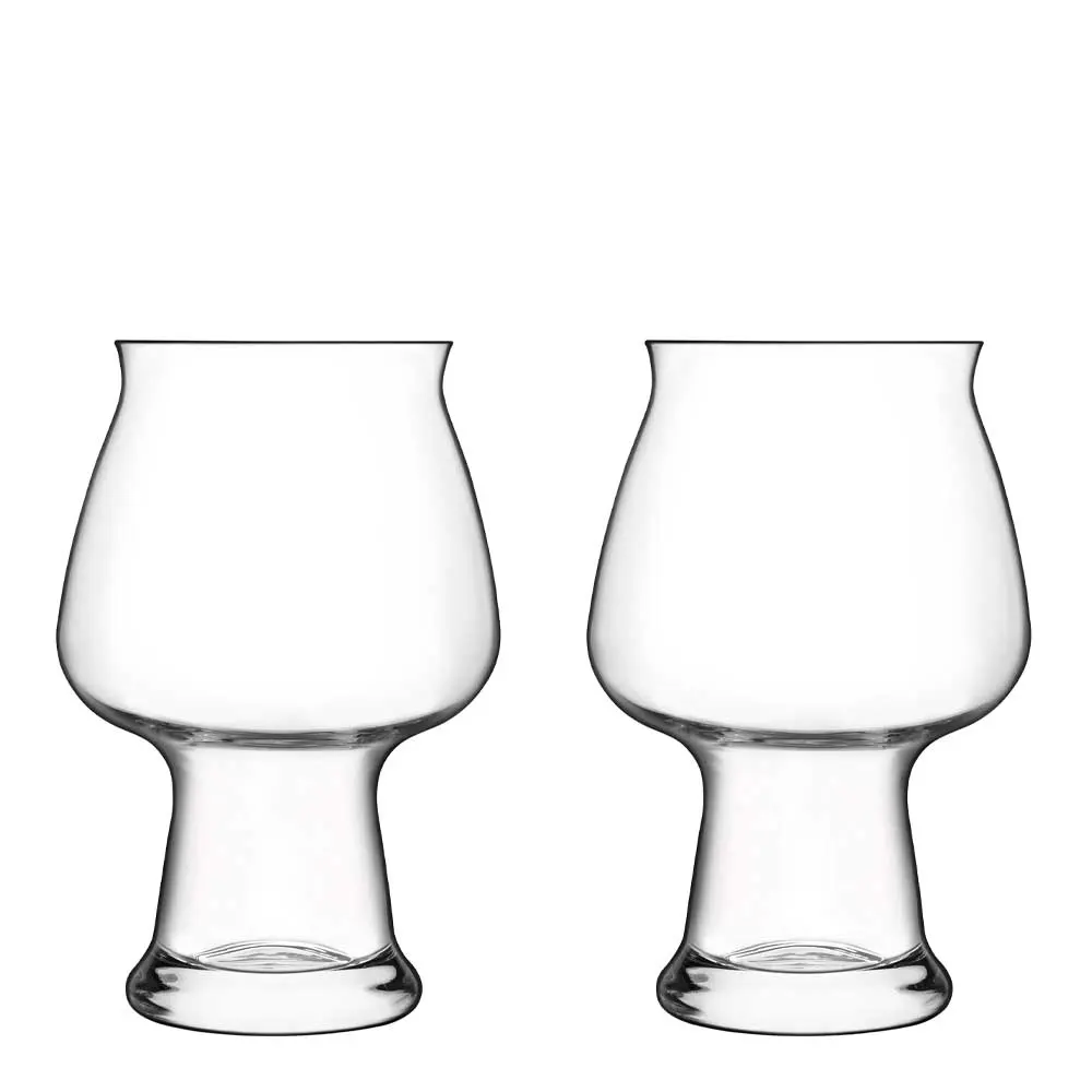 Birrateque ølglass/ciderglass 50 cl 2 stk klar
