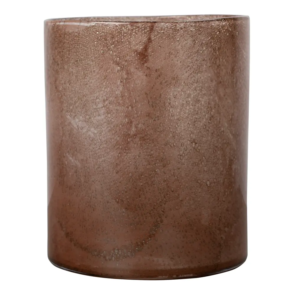 Calore lysholder/vase 20x24 cm rust