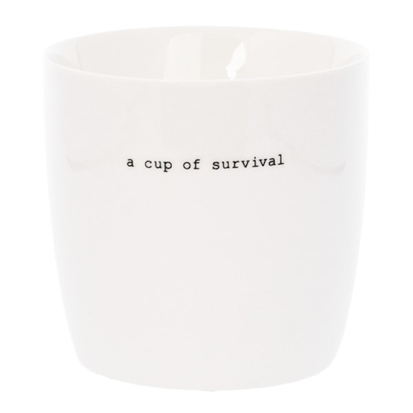 Sögne Mugg 30 cl A cup of survival Vit