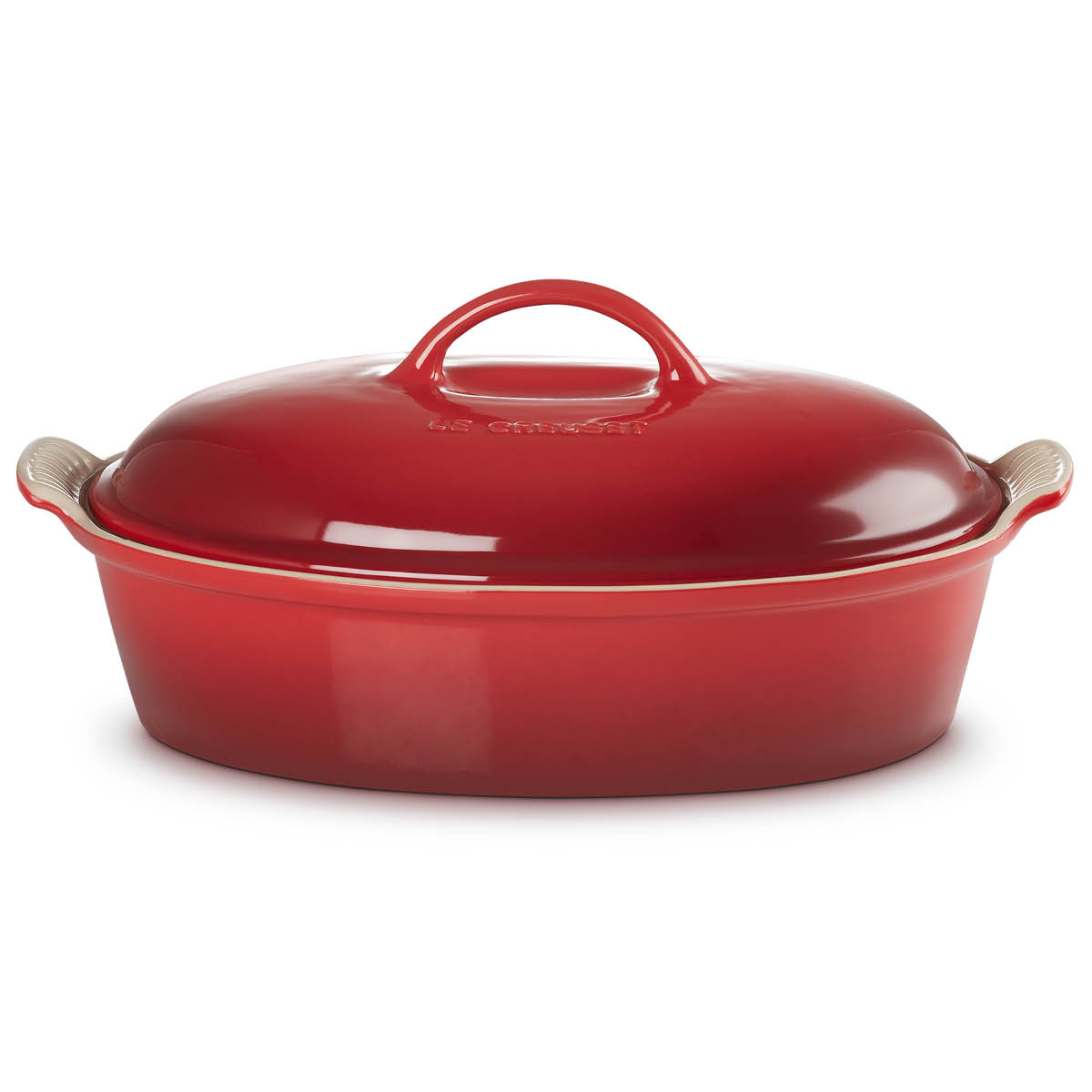 Le Creuset - Heritage ovalt fat 36 cm cerise