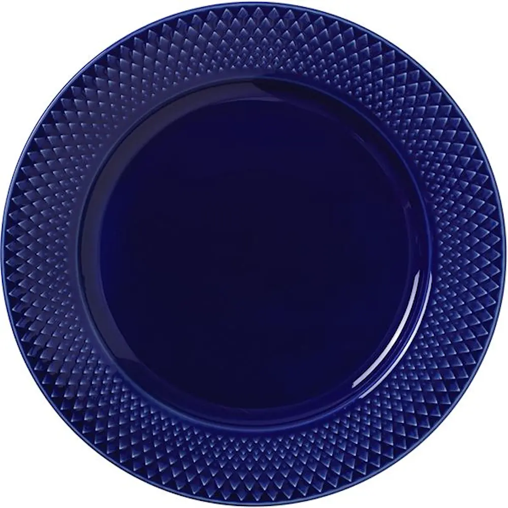 Rhombe Color lunsjtallerken 23 cm mørk blå