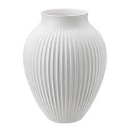Knabstrup Keramik Ripple Vas 35 cm Vit