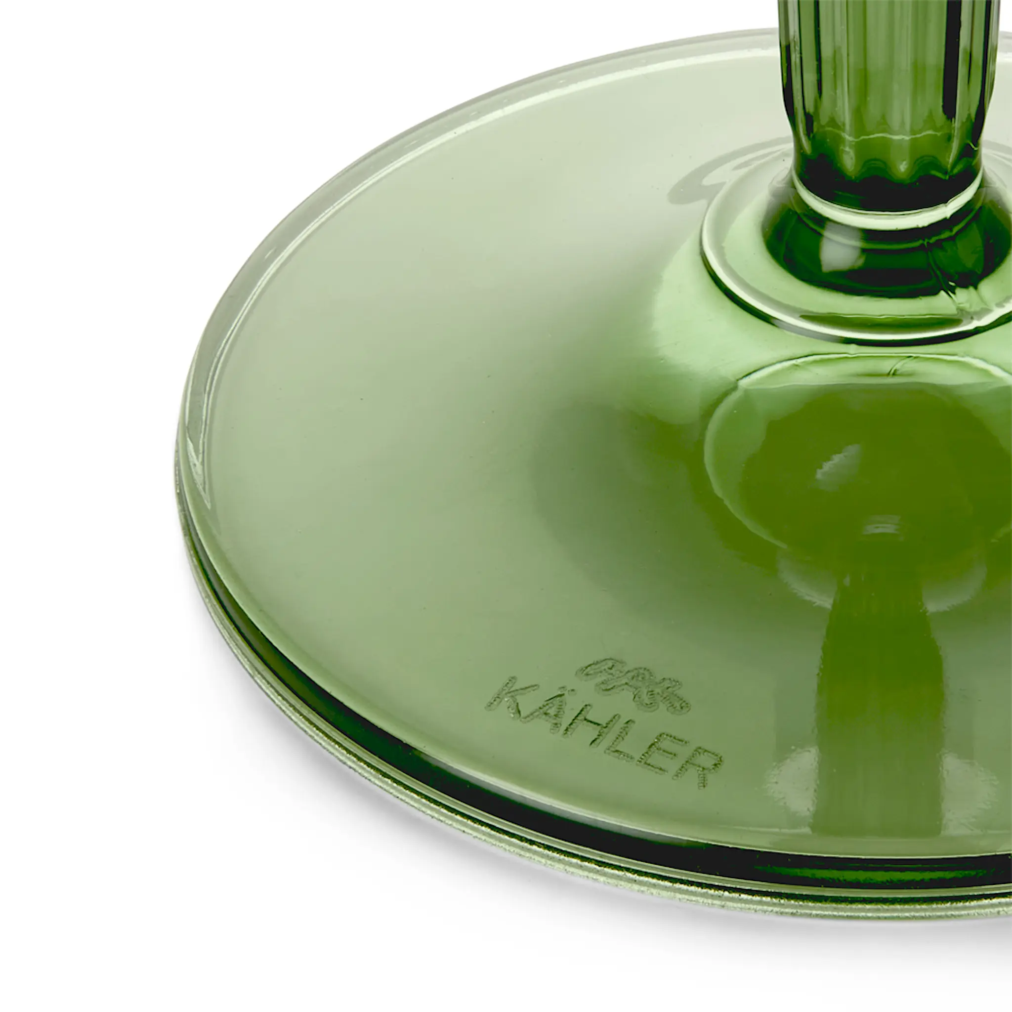 Kähler Hammershøi champagneglass 24 cl 2 stk grønn