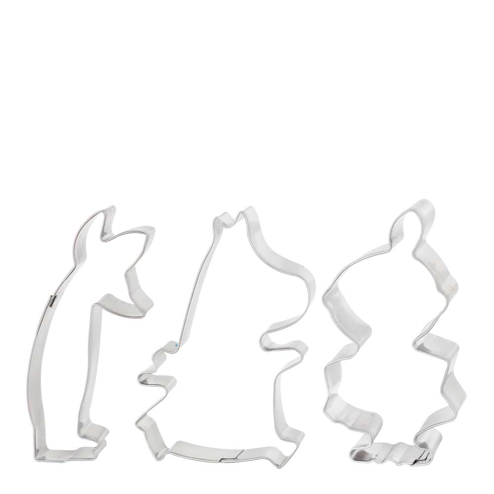 Martinex – Pepparkaksformar Mumin 3-pack Rostfri