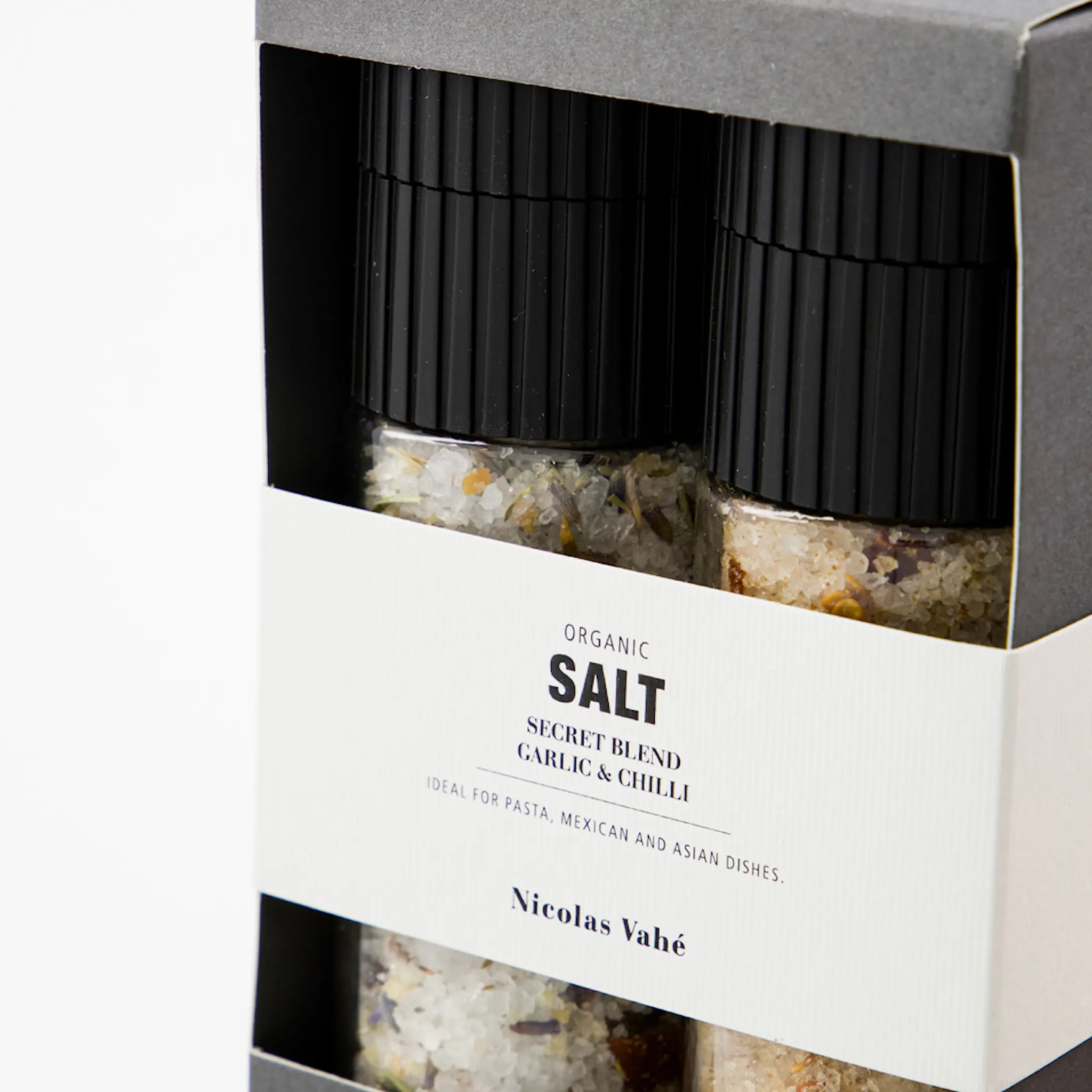 Nicolas Vahé Presentask Secret blend & Salt, Vitlök & Chili Klar
