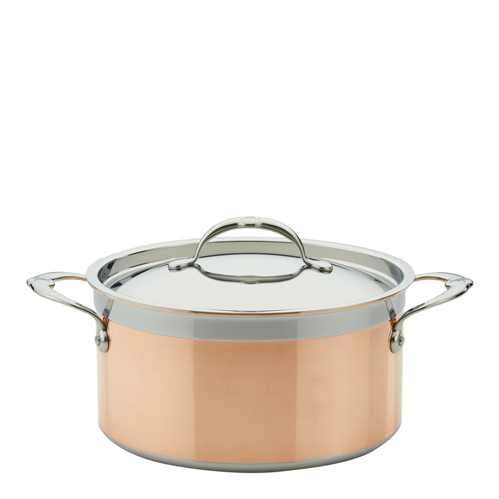 Hestan – Copperbond Gryta med lock 5,7 L Koppar