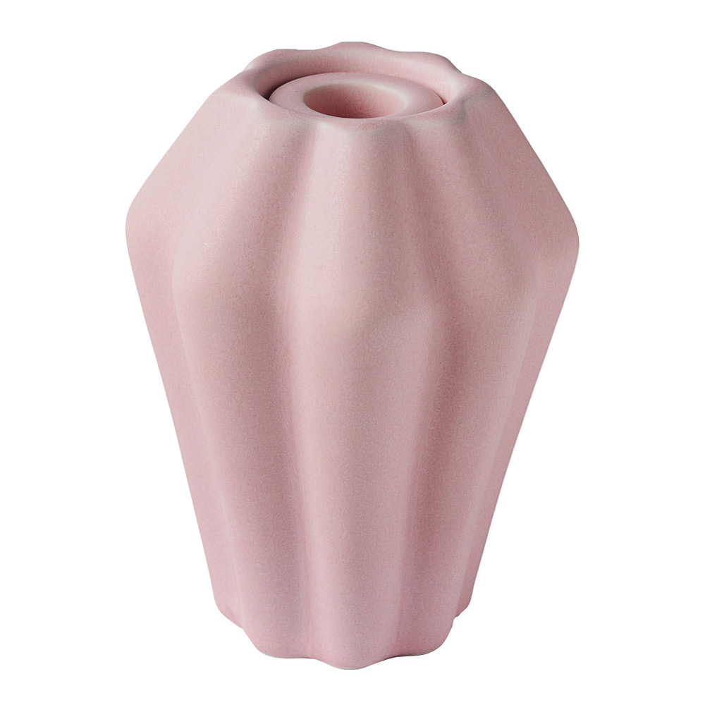 Produktfoto för PotteryJo Birgit vas/ljuslykta 14 cm Lily rosa