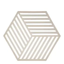 Zone Hexagon Grytunderlägg SilIkon 16 cm Varmgrå