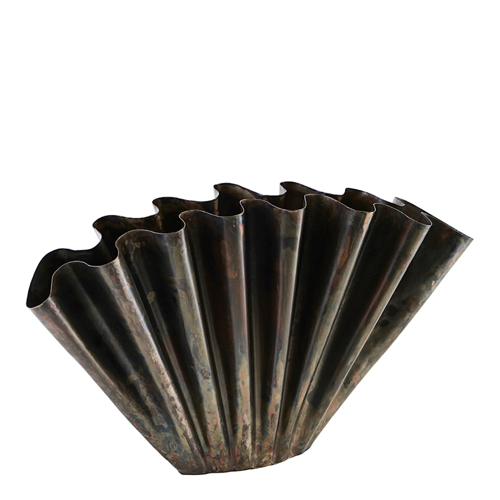 House Doctor Flood vase 30x53,4 cm antikk brun