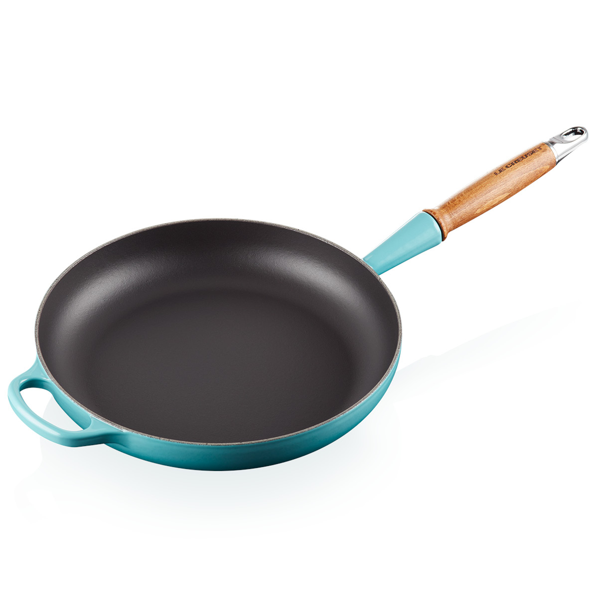 Le Creuset – Signature Stekpanna med trähandtag 28 cm Caribbean