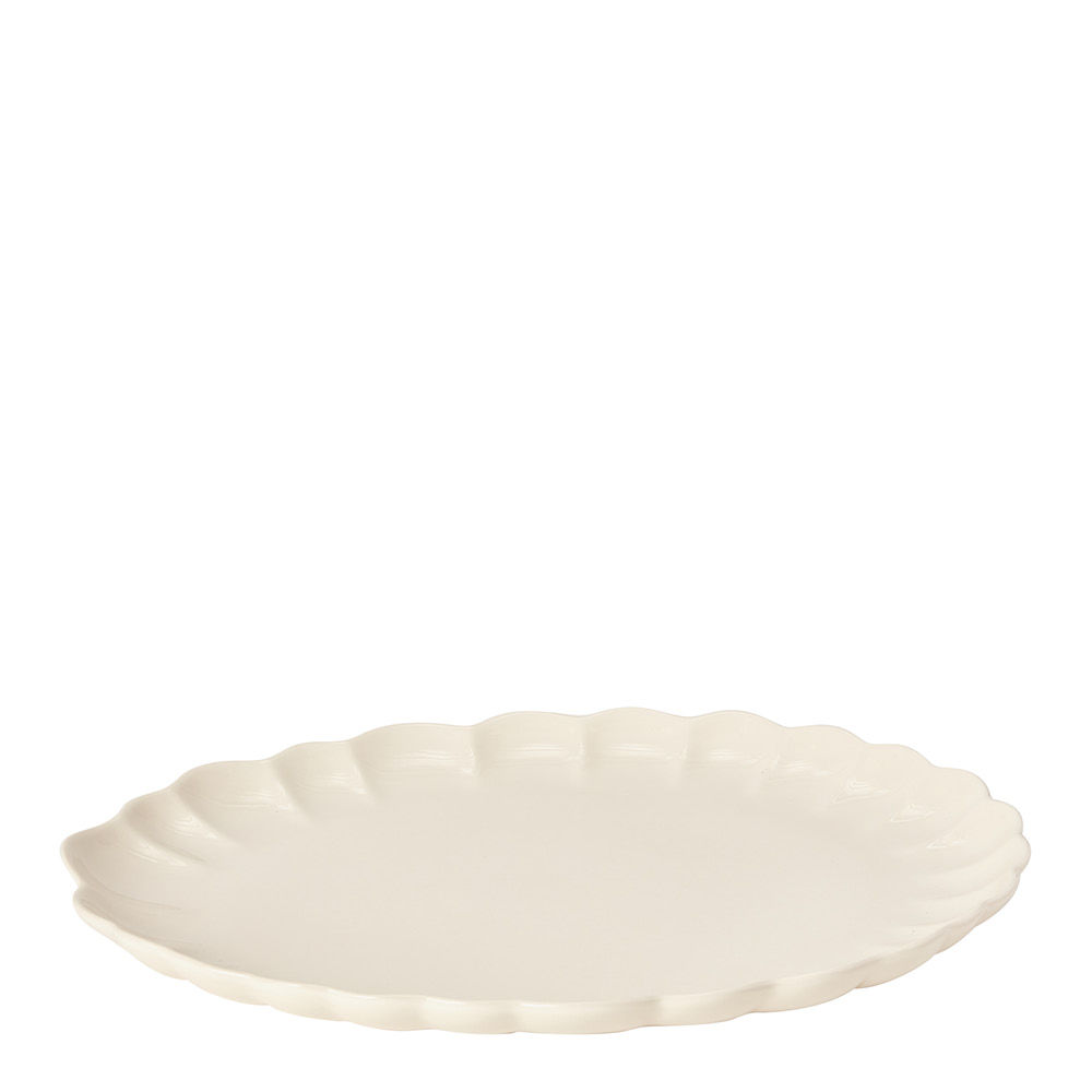 Stiernholm - Lotus serveringsfat 41x30,5 cm offwhite