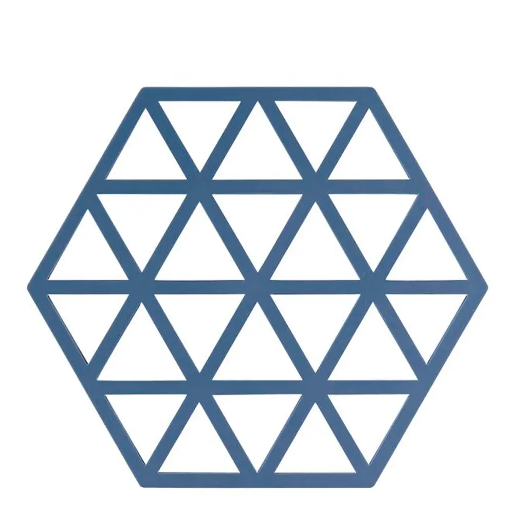 Hexagon Pannunalunen Silikoni 16 cm Denim