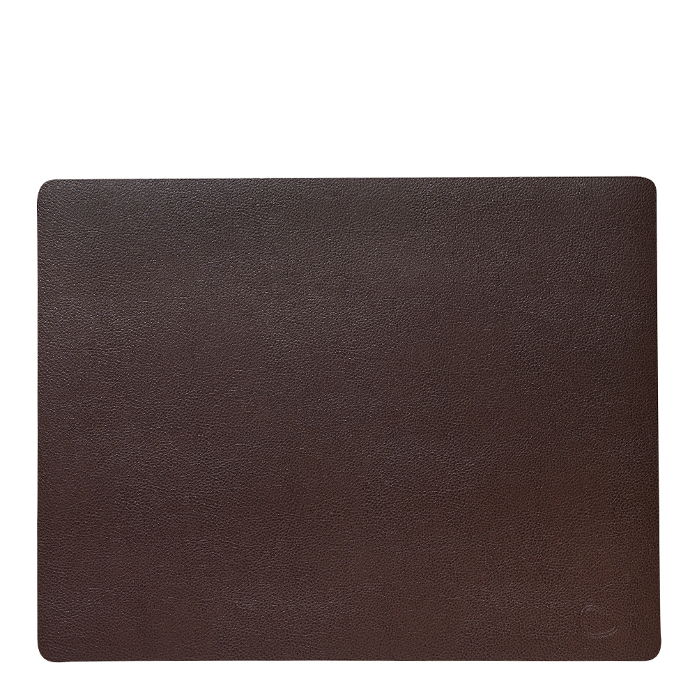 Lind DNA - Leather Serene Square Bordstablett L 35x44 cm Hazel