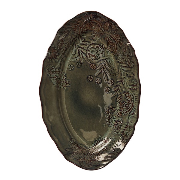 Arabesque Serveringsfat oval 40x25 cm Fig