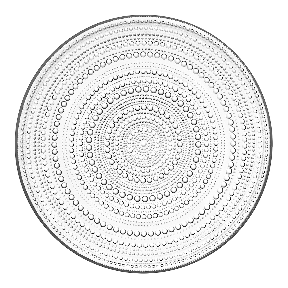 iittala – Kastehelmi Tallrik flat 31,5 cm Klar