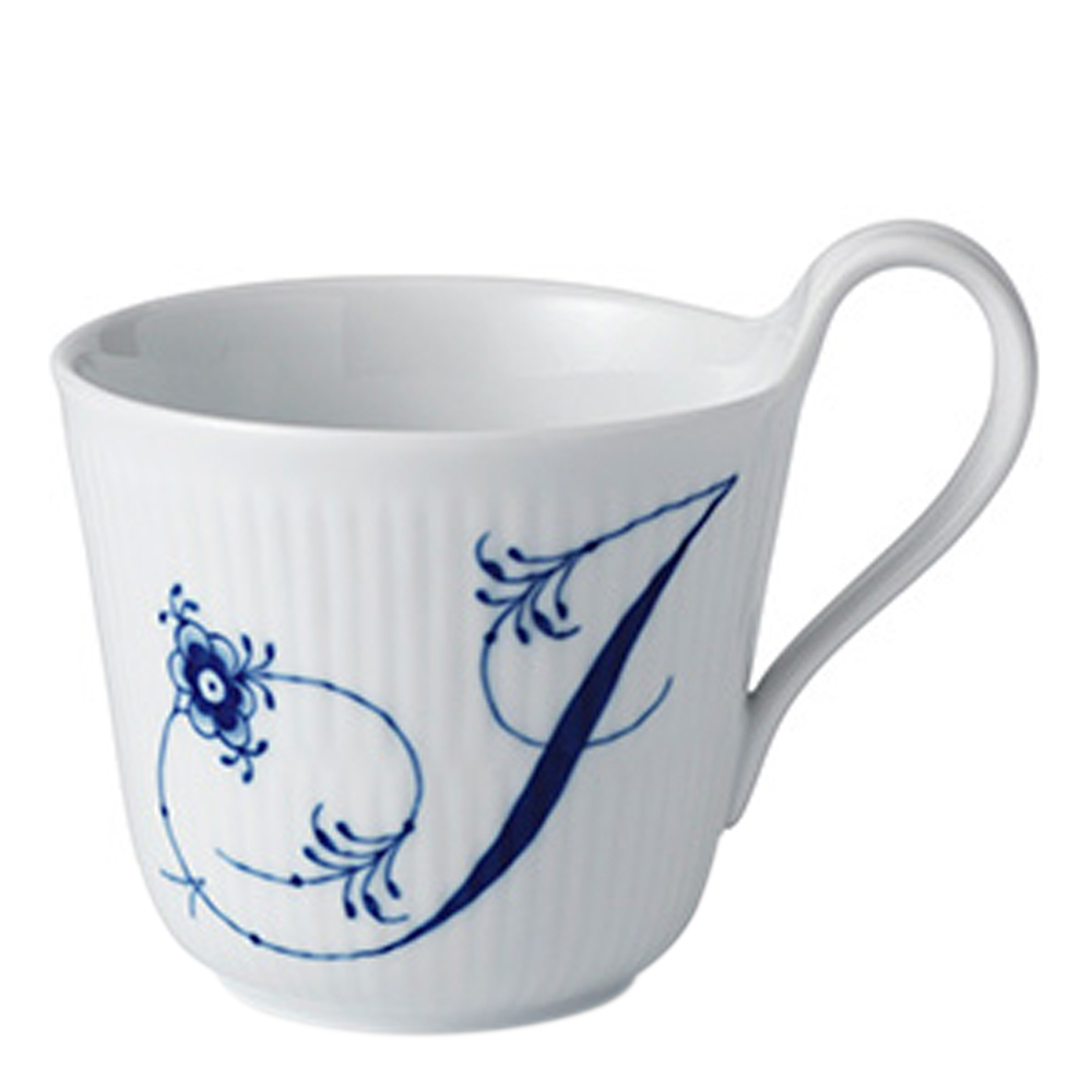 Royal Copenhagen – Blue Fluted Pl Alphabet Mugg 33 cl I