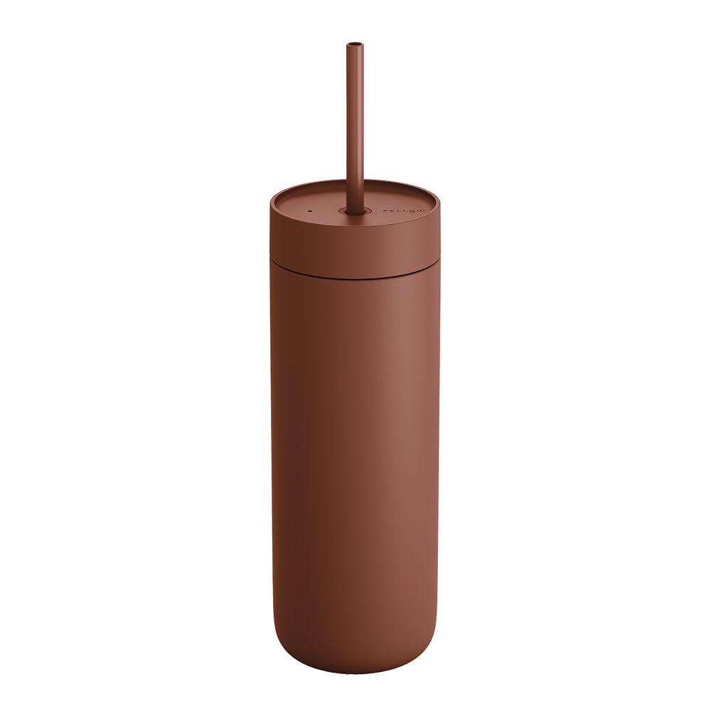 Fellow – Carter Cold Desert Capsule tumbler med sugrör 590 ml sienna