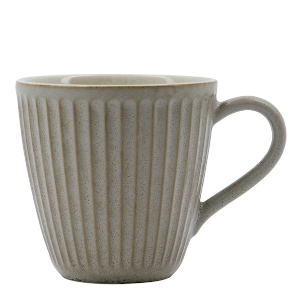 Pleat Mugg 9 cm Grå/Brun