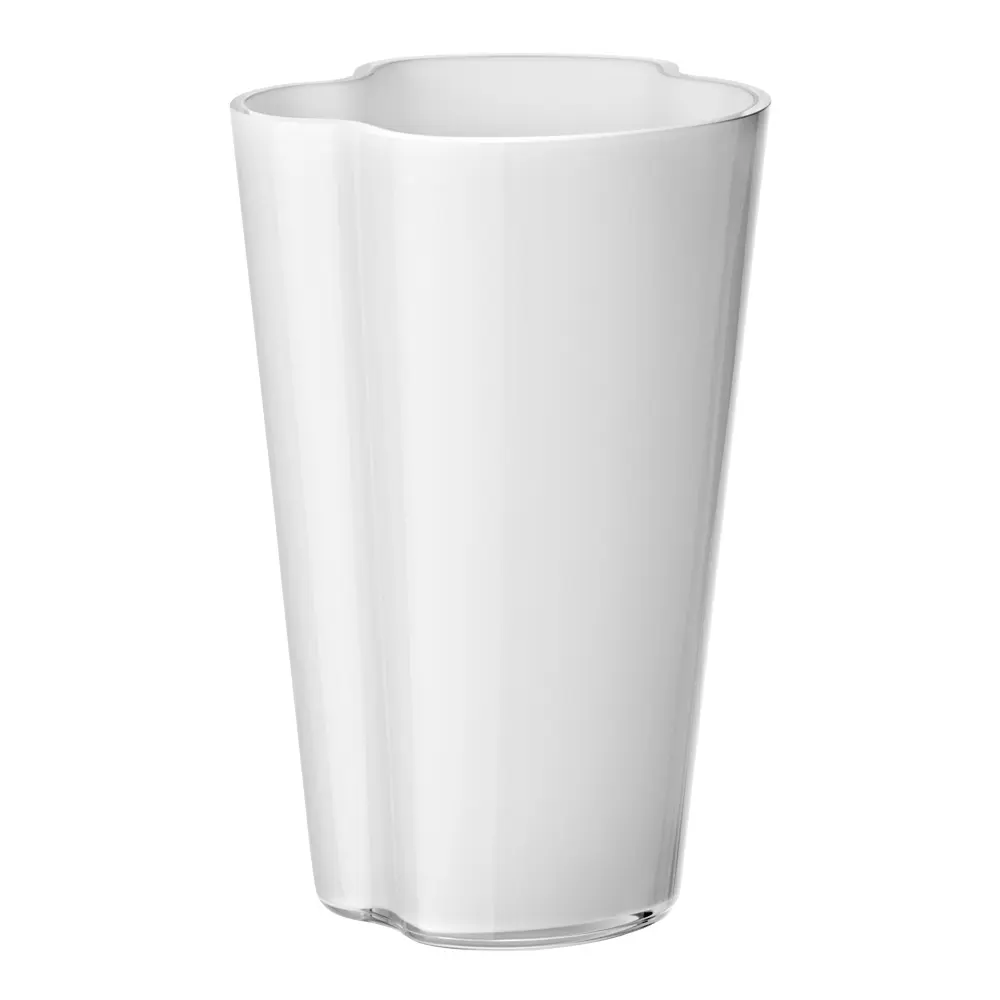 Alvar Aalto vase 22 cm hvit