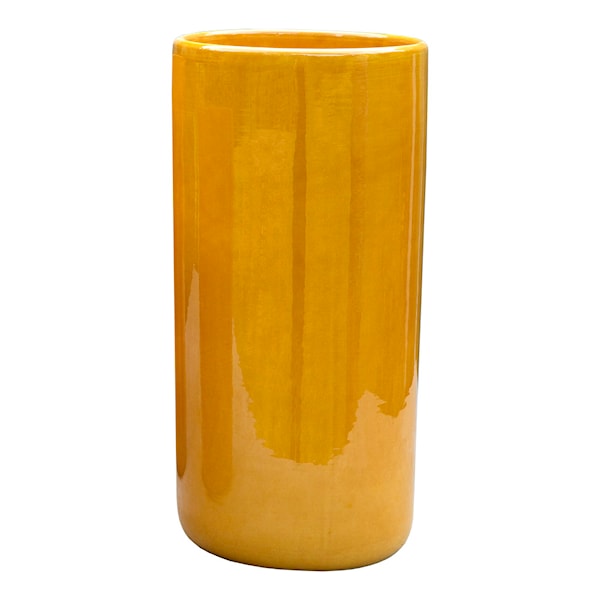 Oak Vas 40 cm Gul amber