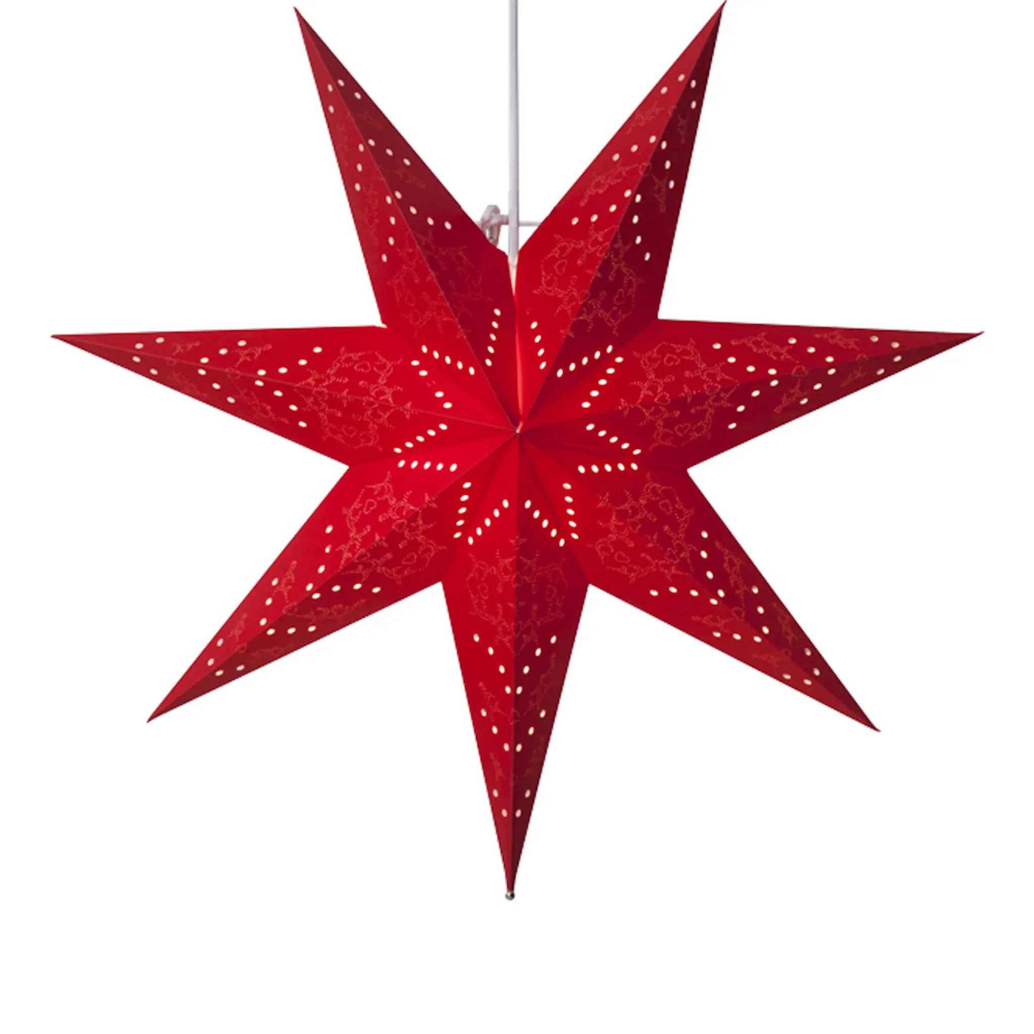 Star Trading Sensy Valotähti 54 cm Punainen