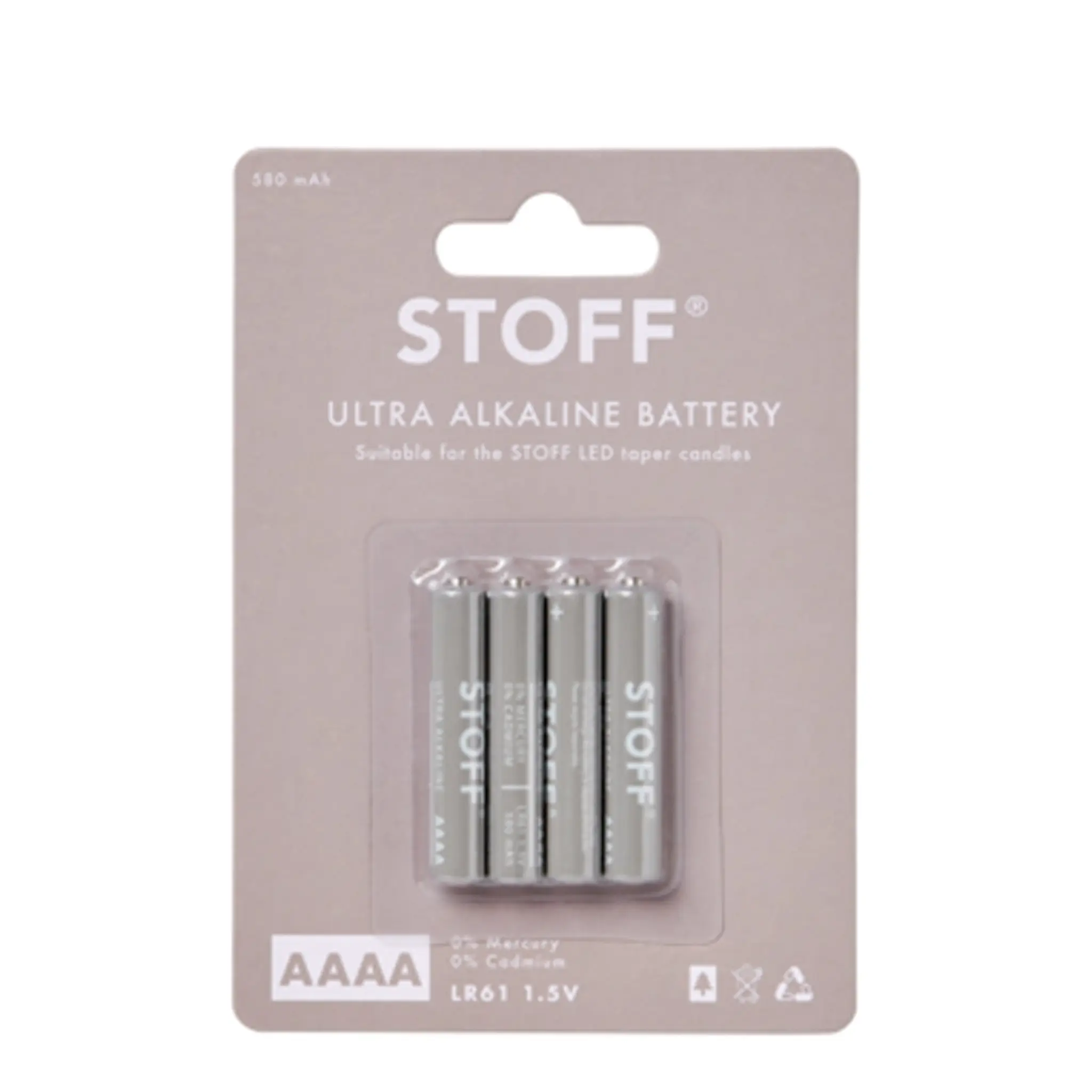 STOFF Nagel Stoff Nagel Uyuni Batteri AAAA 4-pack