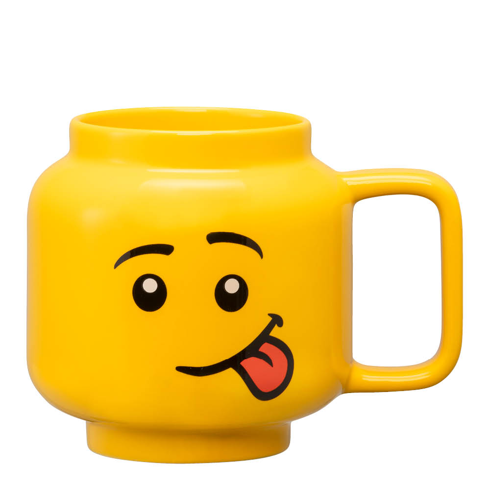 Lego – Mugg tokig figur 55 cl Gul