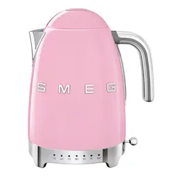 SMEG Smeg 50's Style Vedenkeitin 1,7L säädettävä lämpötila Vaaleanpunainen