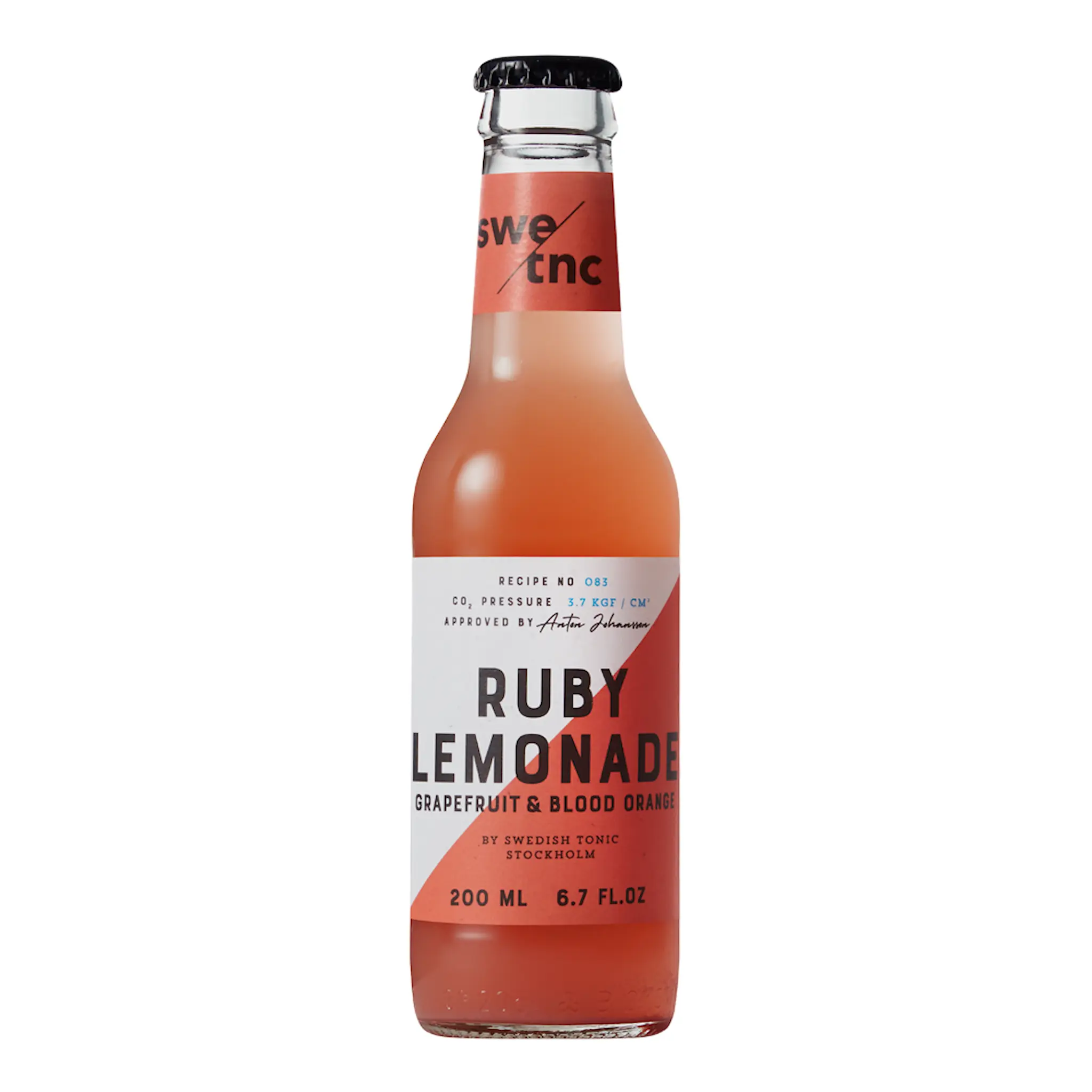 Swedish Tonic Mixer Ruby Lemonade 200 ml