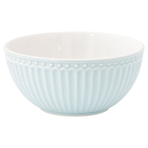 GreenGate – Everyday Alice frukostskål 45 cl pale blue