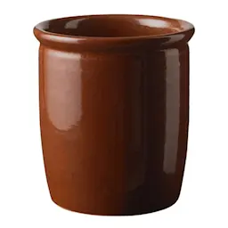 Knabstrup Keramik Redskapskrukke 1L brun