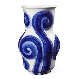 Kähler Tulle vase 22,5 cm blå