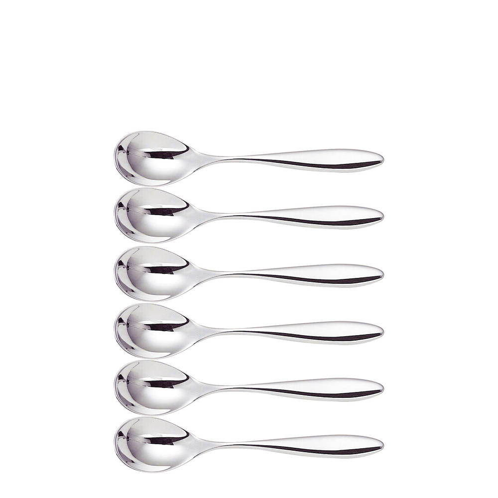 Alessi – Mami kaffesked 13 cm 6-pack rostfritt stål