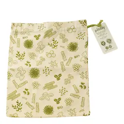 Pebbly Tekstilpose økologisk 1,2L grønn
