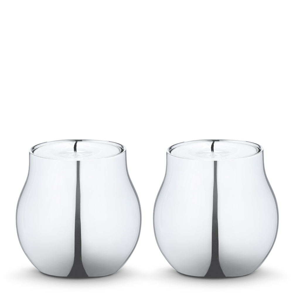 Georg Jensen - Cafu Ljuslykta 5,8 cm 2-pack Rostfri