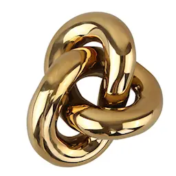 Cooee Knot Table Skulptur 6 x 11,5 x 9 cm Guld