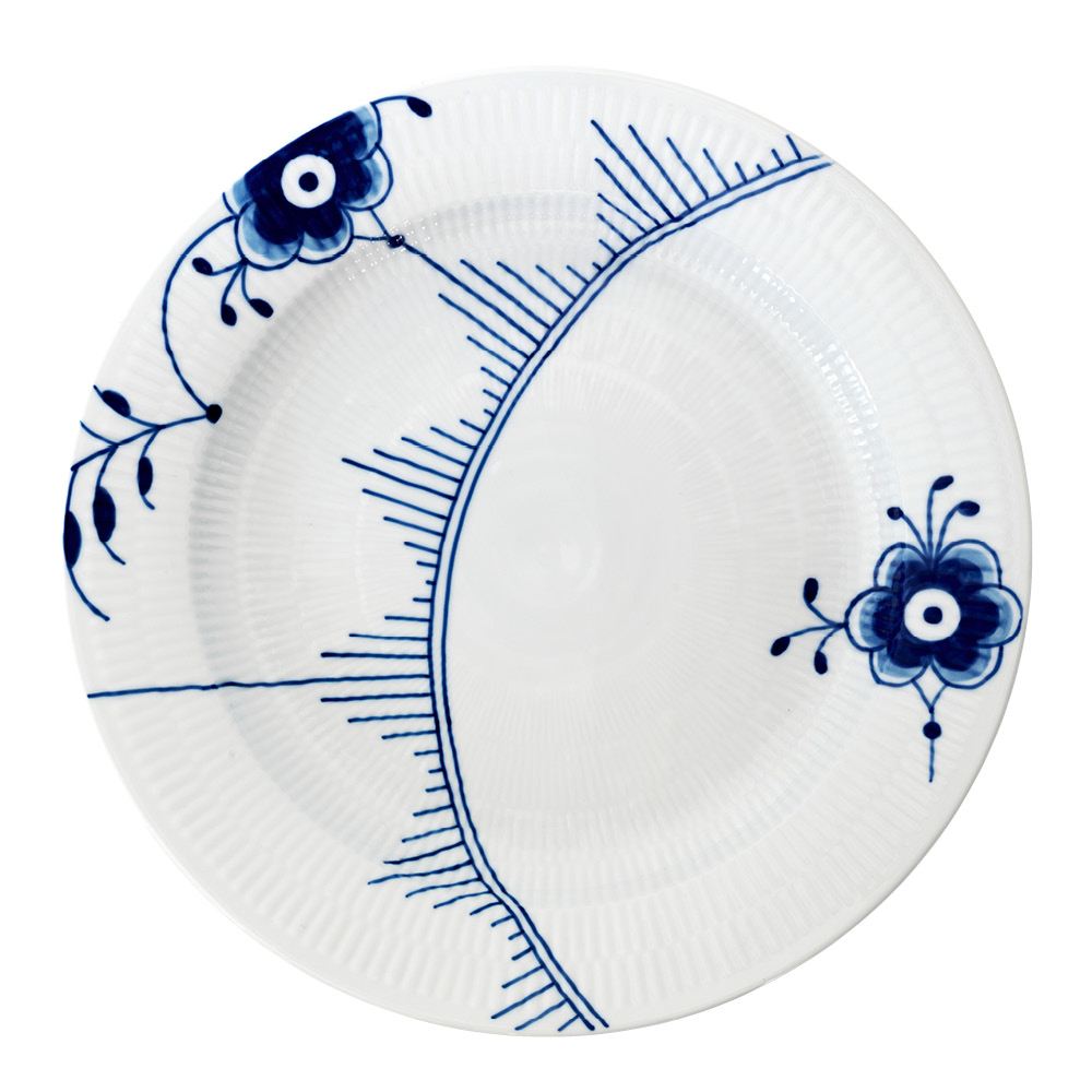 Läs mer om Royal Copenhagen - Blue Mega Fluted runt serveringsfat 33 cm