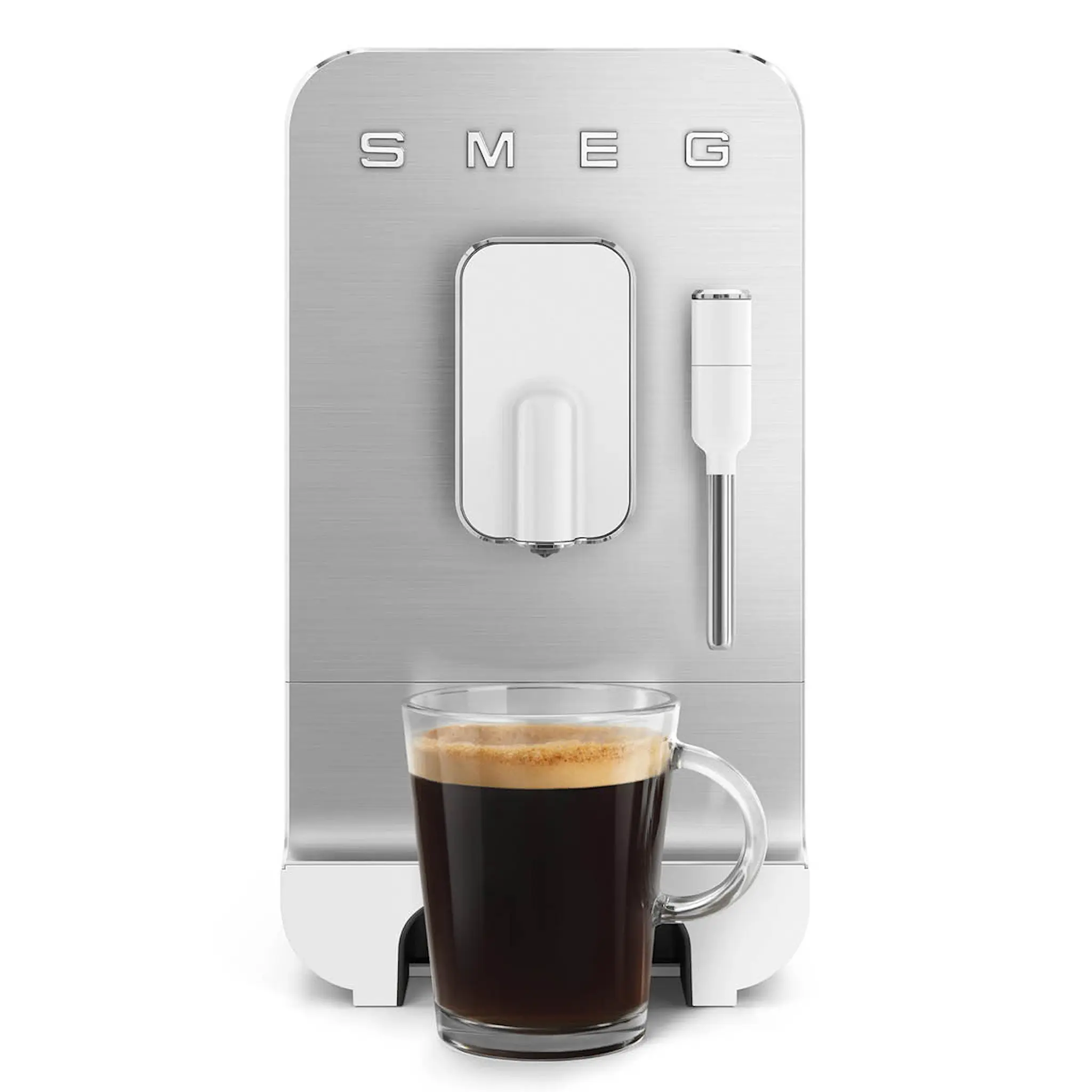 SMEG Smeg Kaffemaskin med Mjölkskummare BCC12 Matt Vit