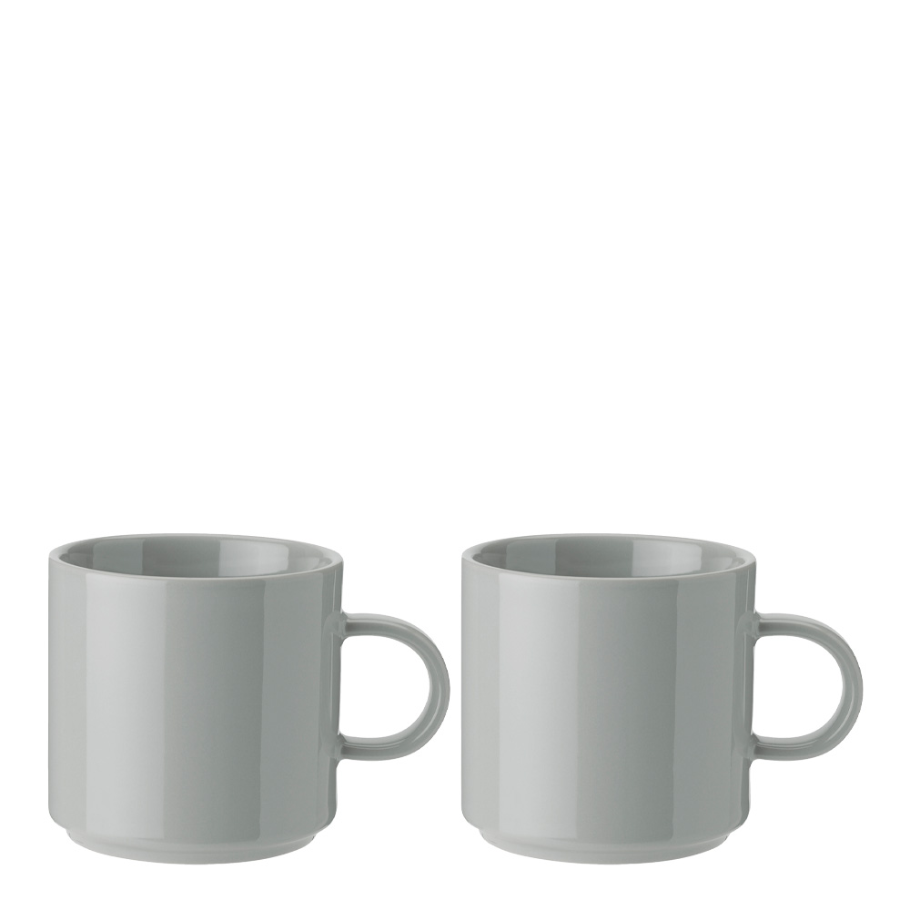 Stelton – Classic Mugg 20 cl 2-pack Light grey