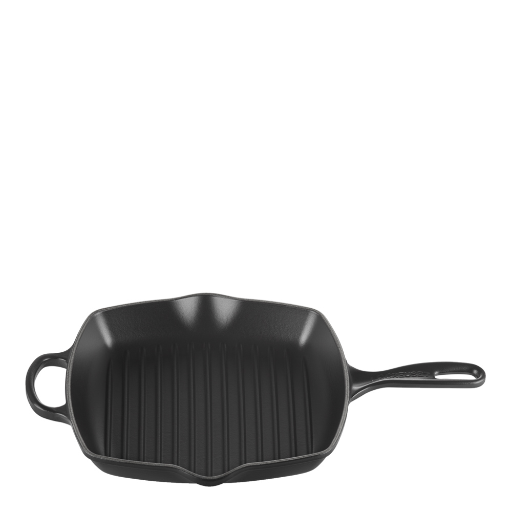 Le Creuset – Signature Grillpanna Kvadratisk 26 cm matte black