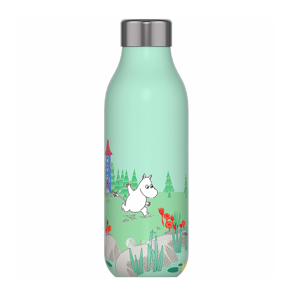 Les Artistes - Bottle Up Moomin Termospullo 0,5 L Run green