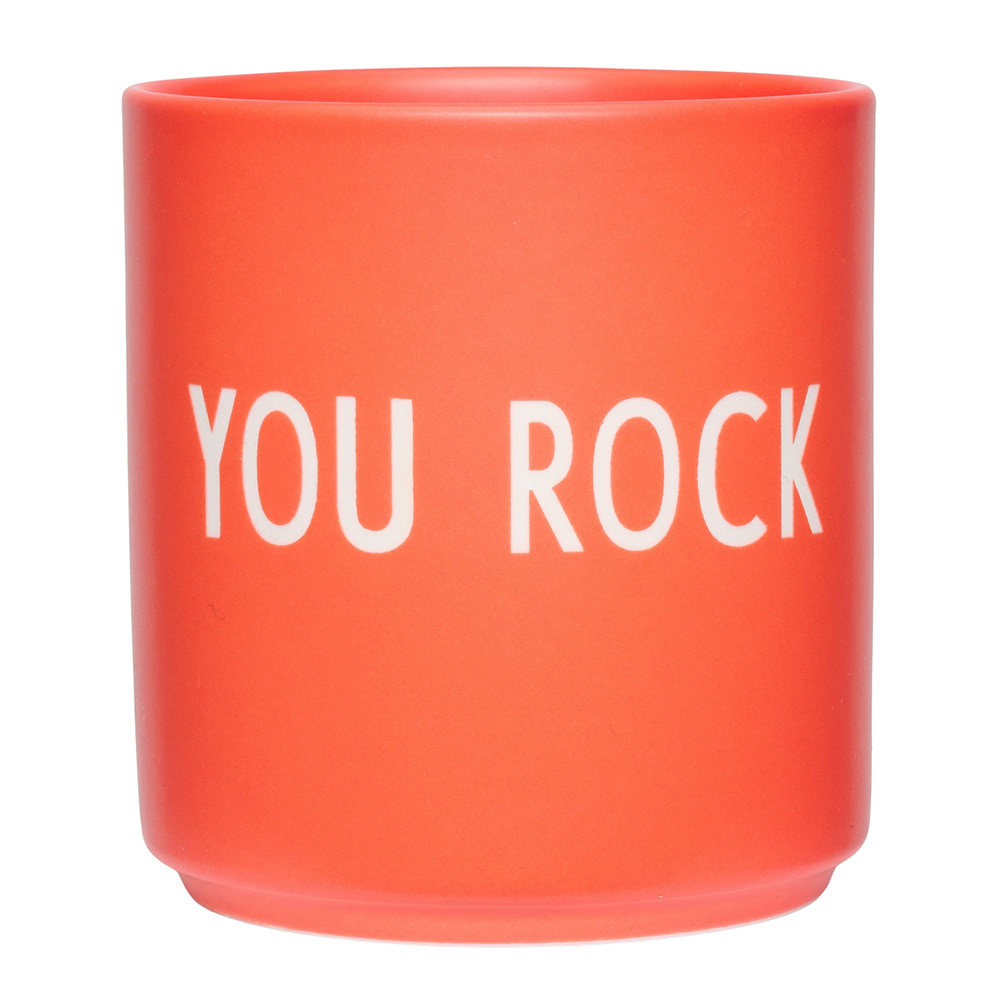 Design Letters – Favourite Mugg You Rock 25 cl Röd