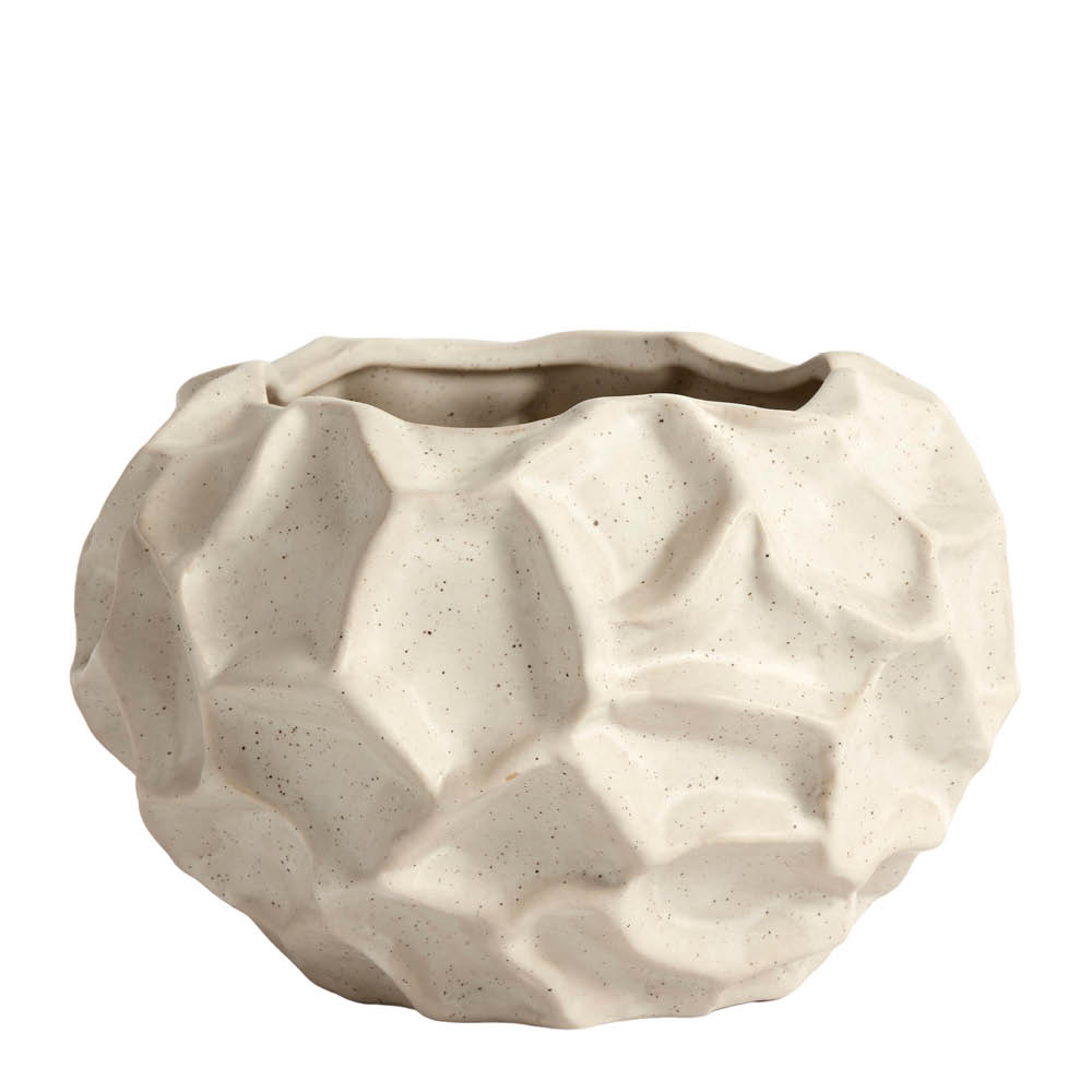 Muubs – Soil kruka 11,5×18 cm vanilj