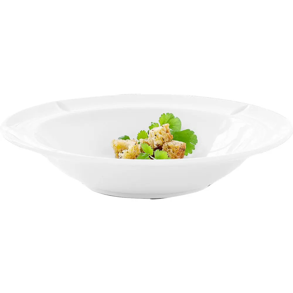 Grand Cru Soft Syvä lautanen 21,5 cm valkoinen