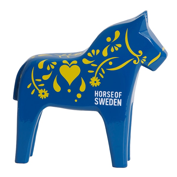 Horse of Sweden häst 16 cm blå